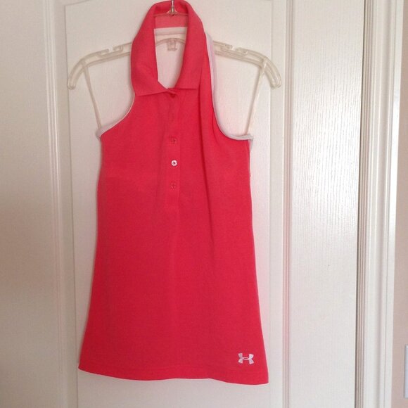 Under Armour Women's Golf Golfing Tennis Sports Top Shirt Halter Neck Size S - Picture 1 of 8